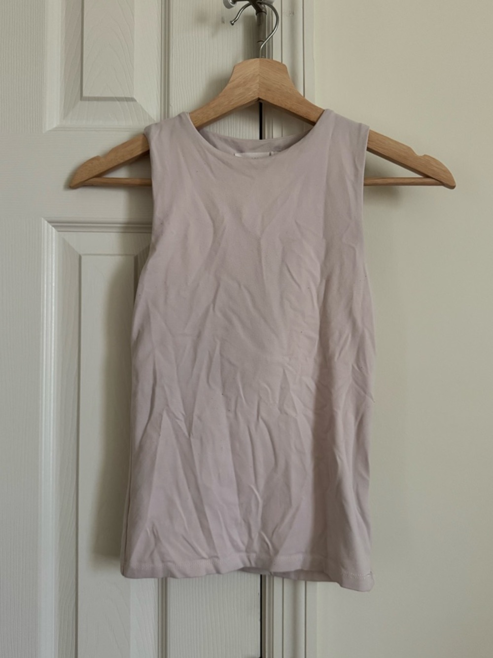 🩰BABY PINK FORM FITTING TANK TOP WITH BUILT IN BRA🩰